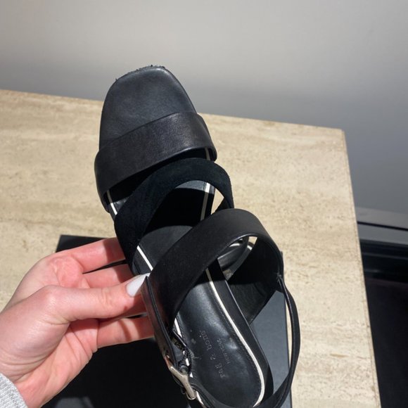 Rag & Bone Leather Sandals Size 8 - Picture 5 of 7